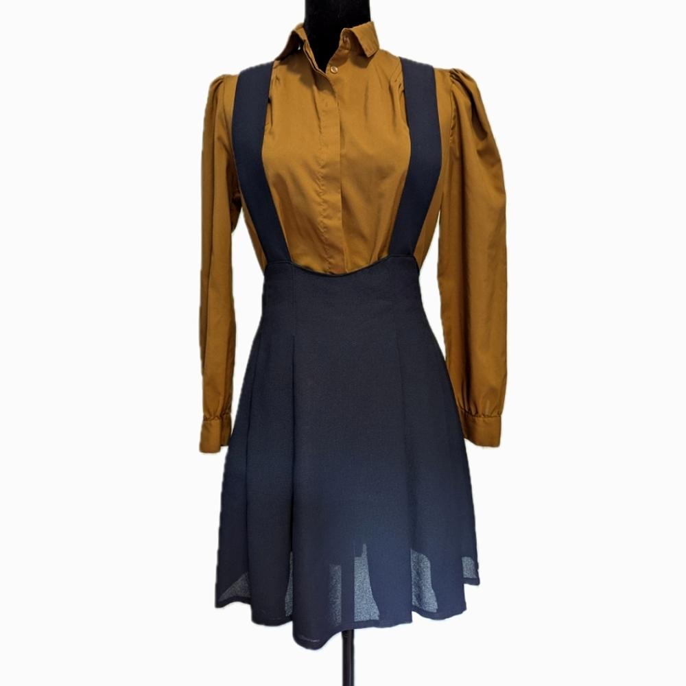 Adorable 80s Suspender Skirt